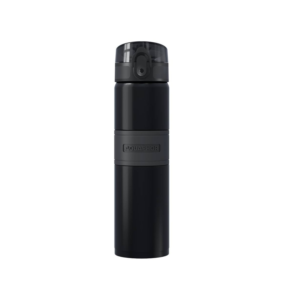 [526821] termo fľaša s filtrom City Cool 0,5 l (čierna)